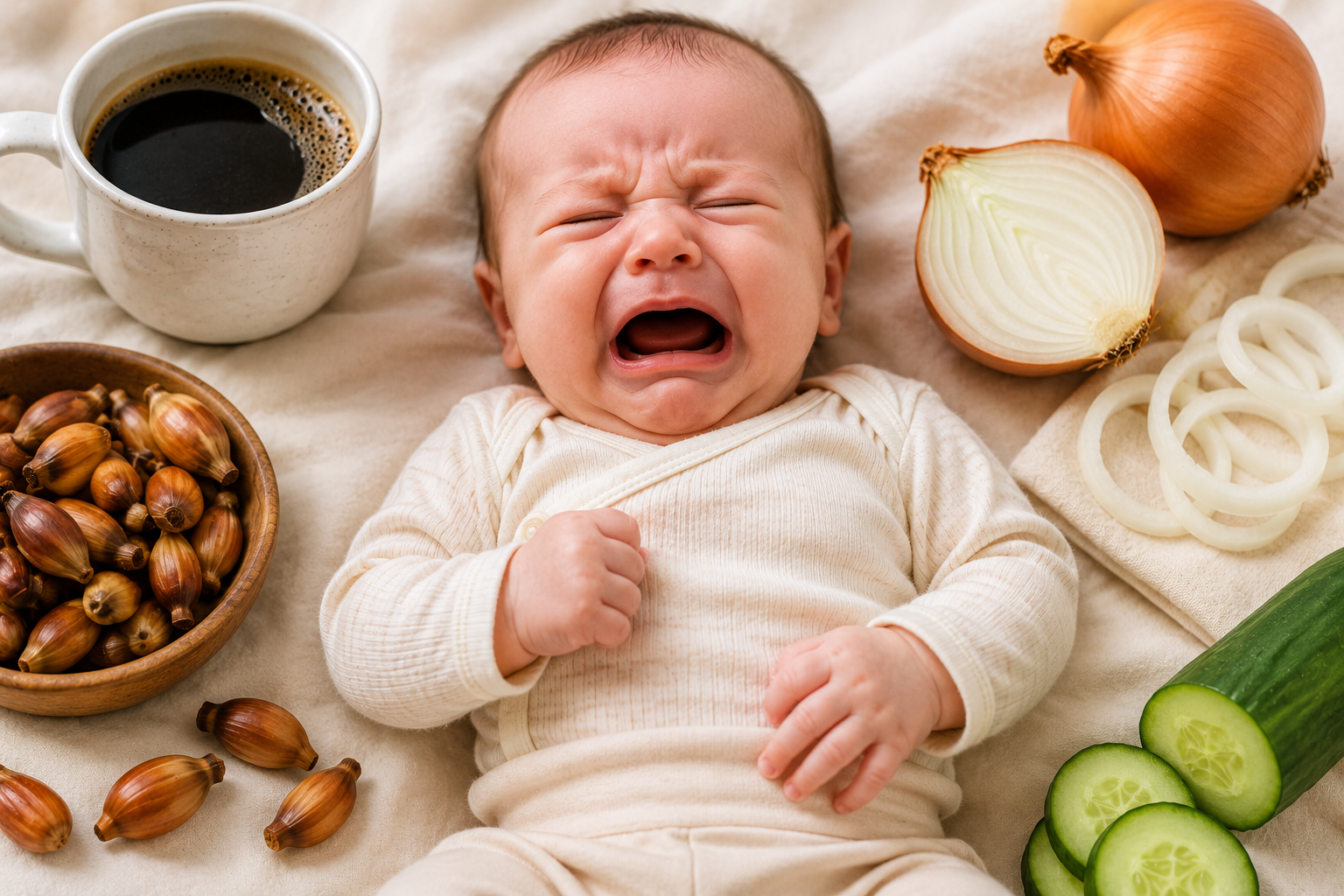 Os 5 Alimentos Que Mais Deram Cólica no Meu Bebê