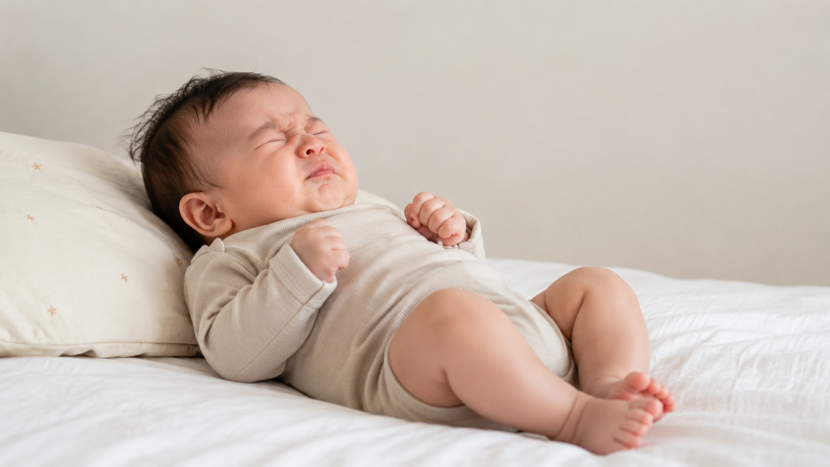 Bebê fazendo força é normal? Descobri que isso era mais comum do que imaginava