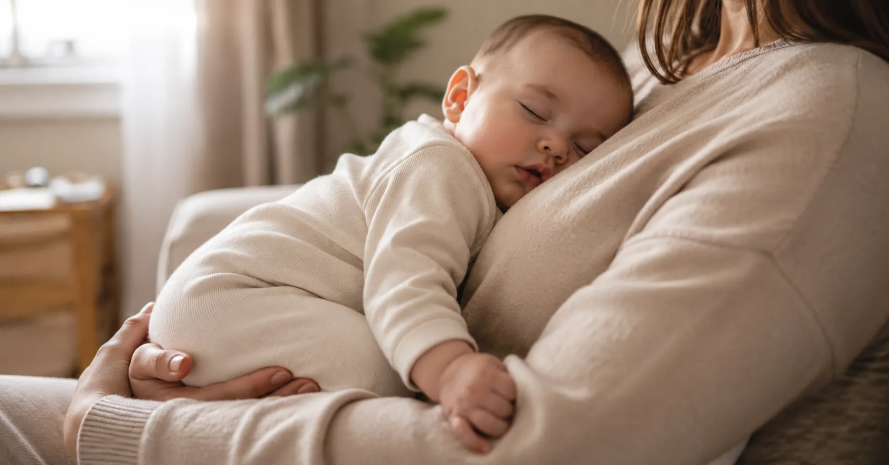 Meu bebê só dorme no colo: descobri o motivo e o que realmente funcionou comigo